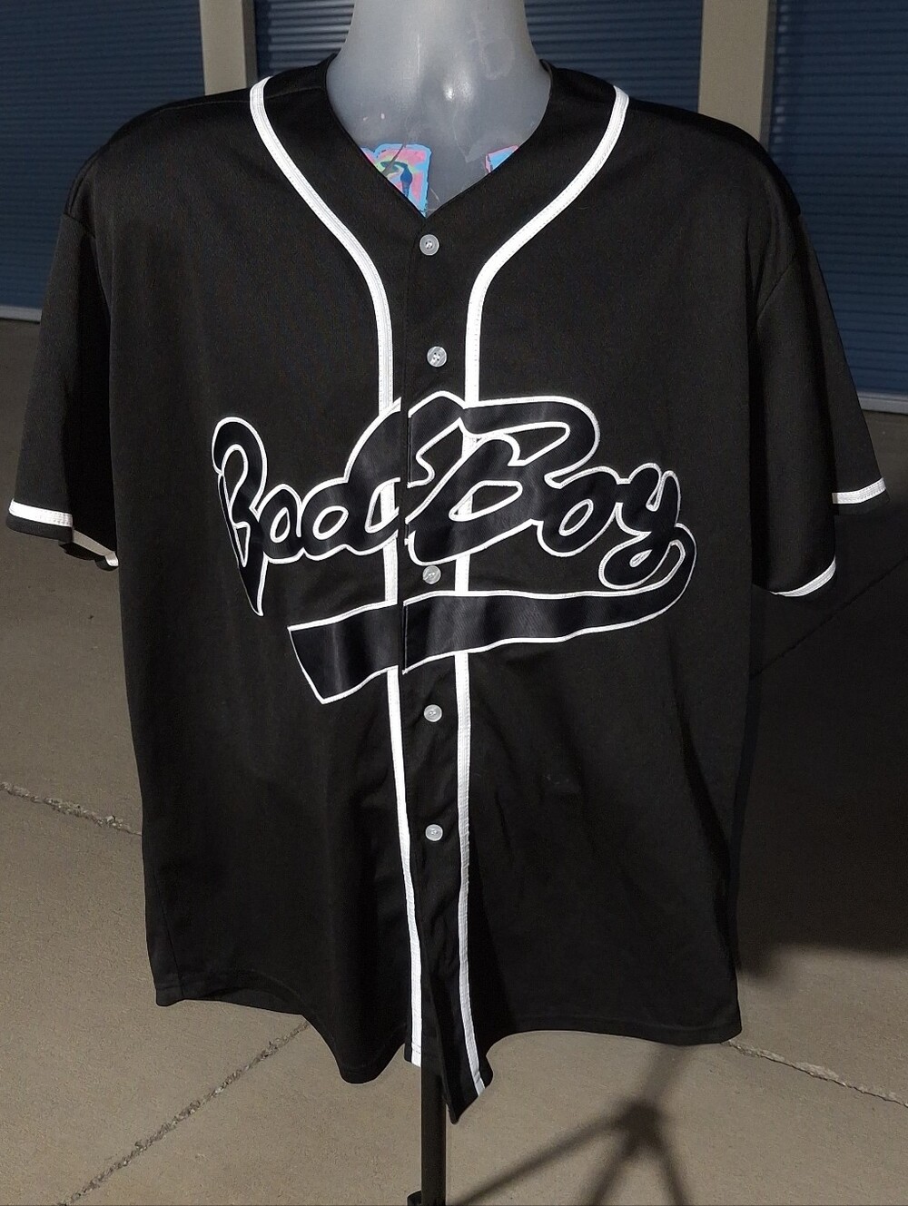 Vintage BAD BOYS RECORDS BIGGIE Baseball Jersey Size XXL